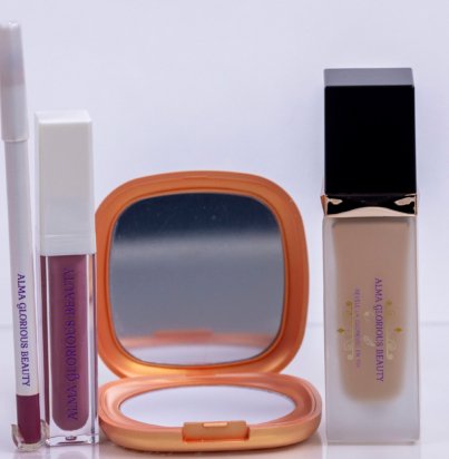 DUO FOND DE TEINT LIQUIDE ET FOND DE TEINT POUDRE_L8 & SOFT HONEY & MATTE LIP KIT