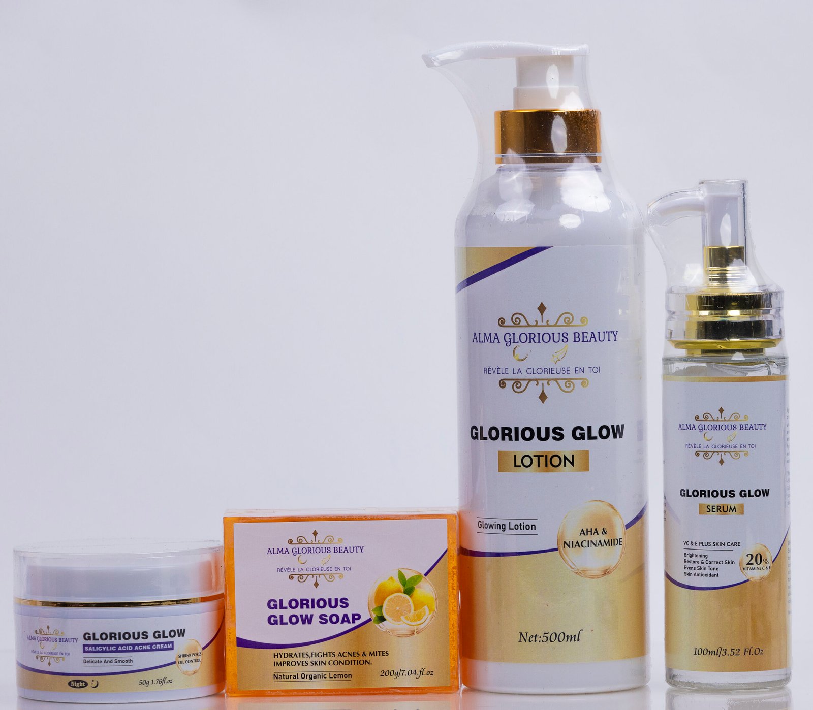 GLORIOUS GLOW - ANTI ACNÉ (4pcs)