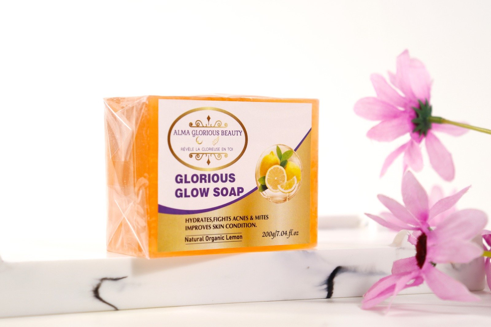 GLORIOUS GLOW LEMON SOAP